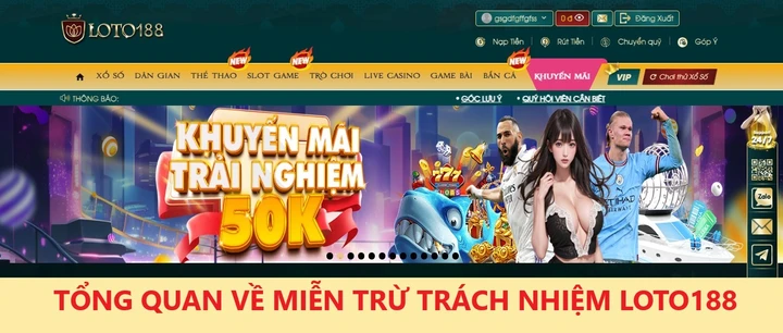 Tổng quan về chính sách Miễn trừ trách nhiệm loto188